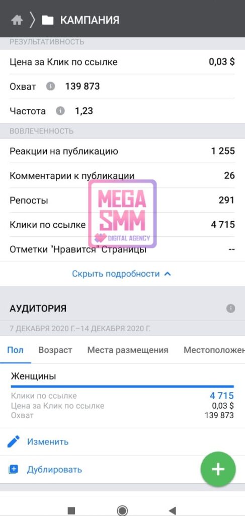 Реклама в Instagram и Facebook таргетинг продвижение mega smm агентство digital алматы астана павлодар актобе караганда тараз шымкент ведение реклама таргетинг социальных сетей продвижение смм запуск казахстан услуги